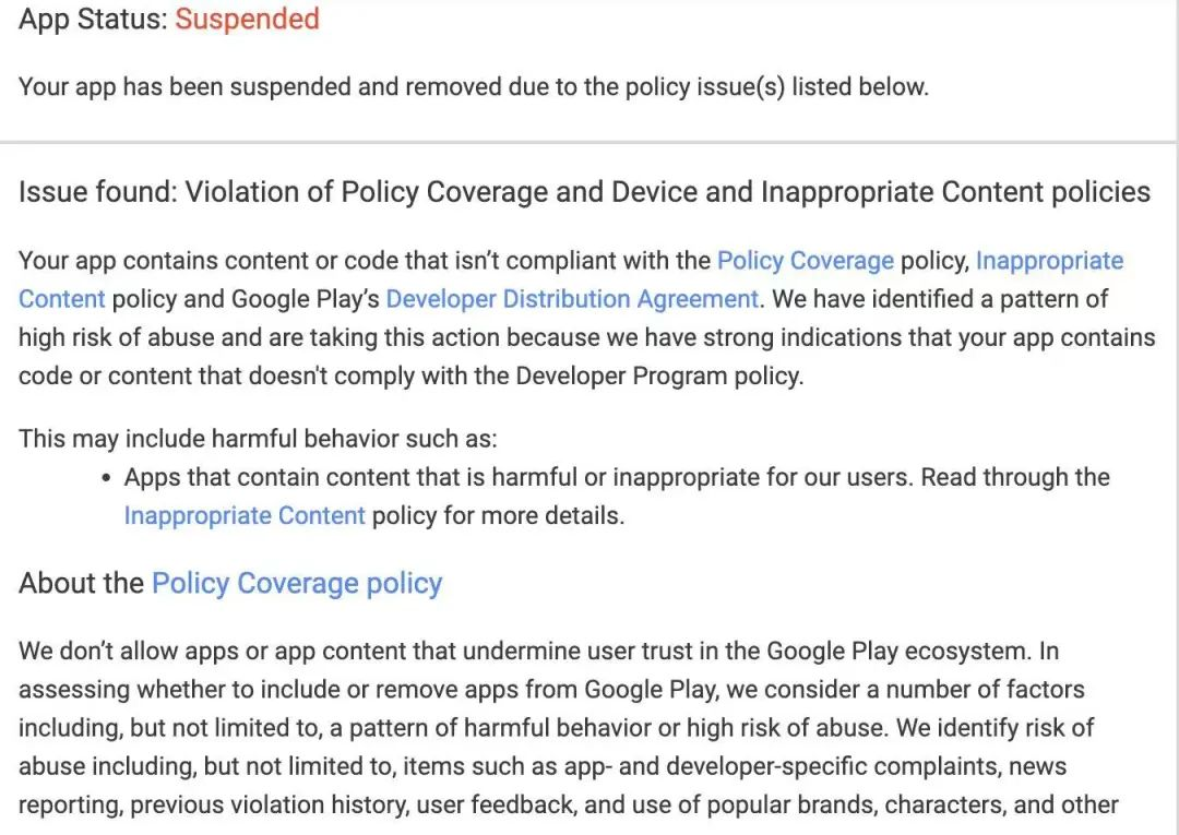 天塌了!社交直播类 App 被 Google Play 大规模下架:违规原因直指“不当内容”